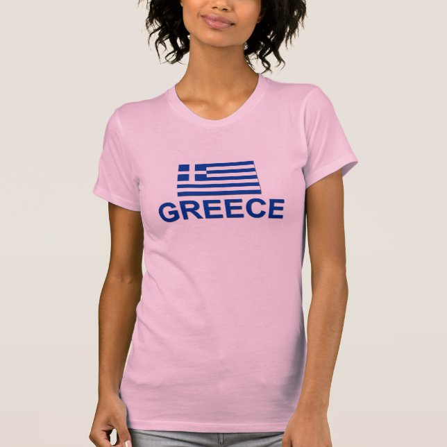 T-shirt Bandeira grega 1 (Frente)