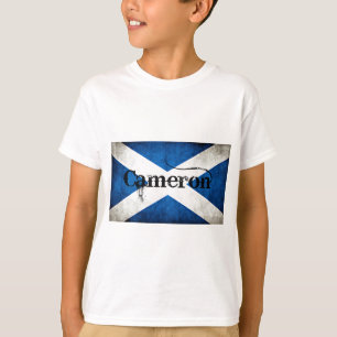 T-shirt bandeira grunge Cameron