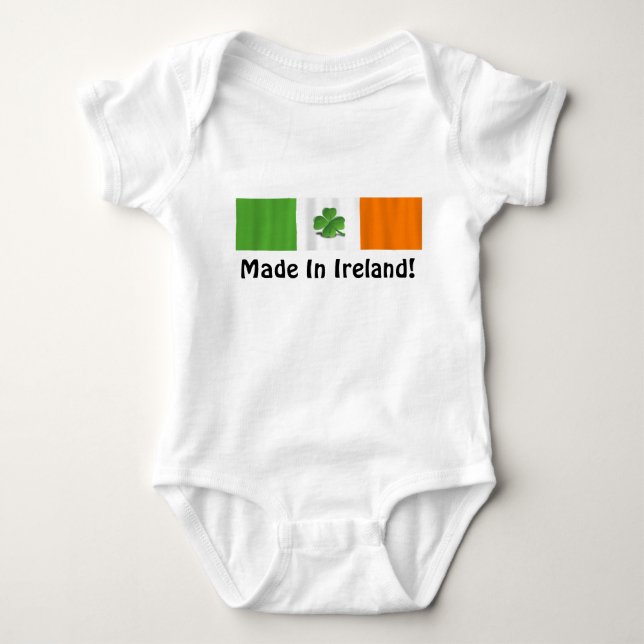 T-shirt Bandeira irlandesa 'feita em Ireland (Frente)