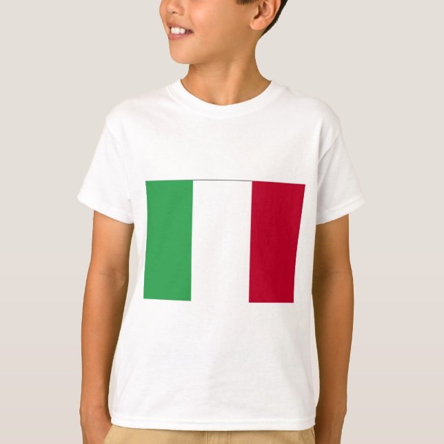 T-SHIRT BANDEIRA ITALIANA (Frente)