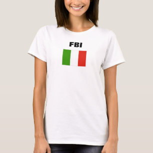 T-SHIRT BANDEIRA ITALIANA, FBI