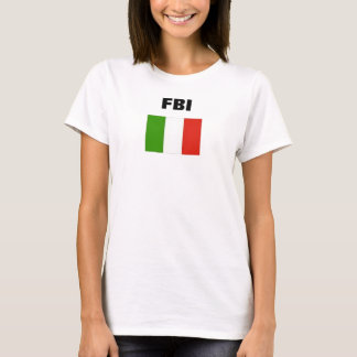 T-SHIRT BANDEIRA ITALIANA, FBI