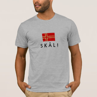 T-shirt bandeira normanda santo-Olaf SKÅL!