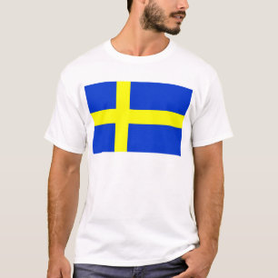 T-shirt Bandeira Sueca