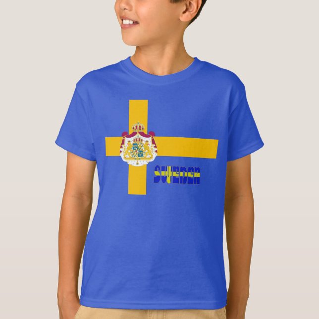 T-shirt Bandeira sueco (Frente)