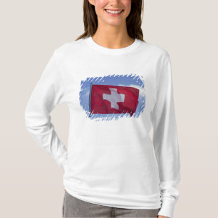 T-shirt Bandeira Suíça RF)