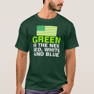 T-shirt Bandeira verde
