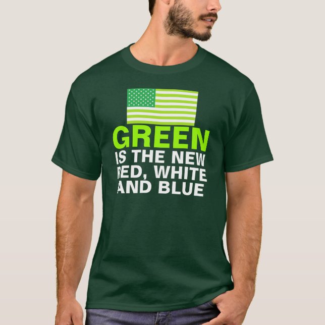 T-shirt Bandeira verde (Frente)