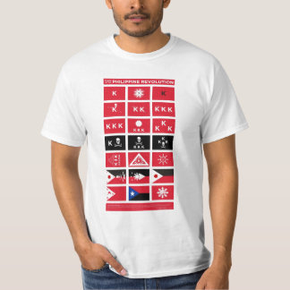 T-shirt Bandeiras da revolução filipino