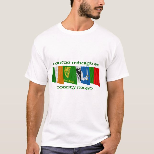 T-shirt Bandeiras de Mayo do condado (Frente)