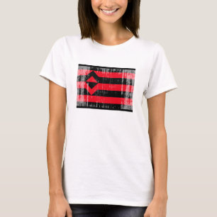 T-SHIRT BANDERA DE ORGULHO DO PUNHO