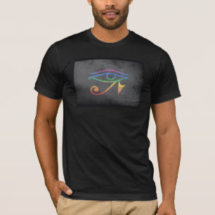 T-SHIRT BANDERA DO ORGULHO GAY GÓTICO