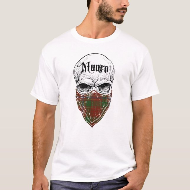 T-shirt Bandido do Tartan de Munro (Frente)