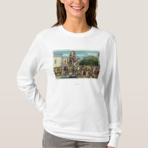 T-shirt Banhando belezas no parque da corrida de