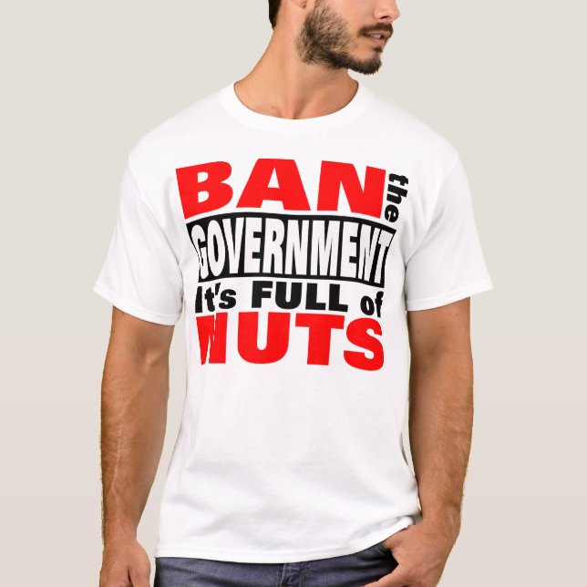 T-shirt Banir o Governo (Frente)