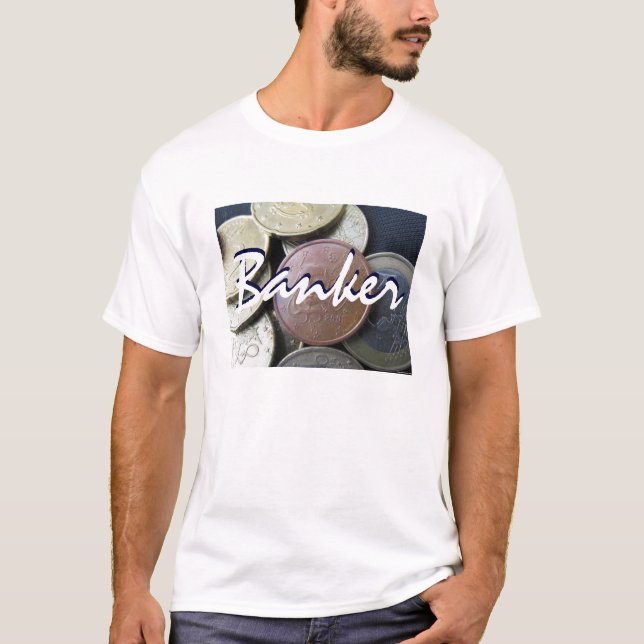 T-shirt Banker In Dirk Blue (Frente)
