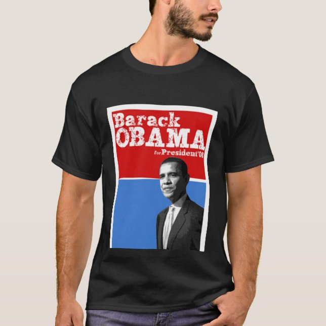 T-SHIRT BARACK OBAMA '08 (Frente)