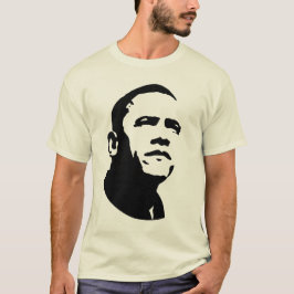 T-shirt Barack Obama (ambos os lados)