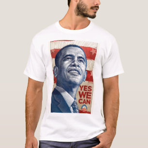 T-shirt barack-obama-antar-dayal-poster