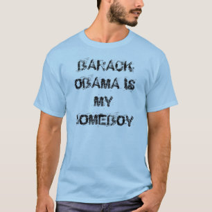 T-shirt Barack Obama é meu ficar em casa