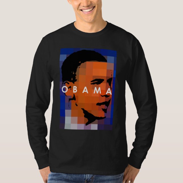 T-shirt Barack Obama enfrenta (Frente)
