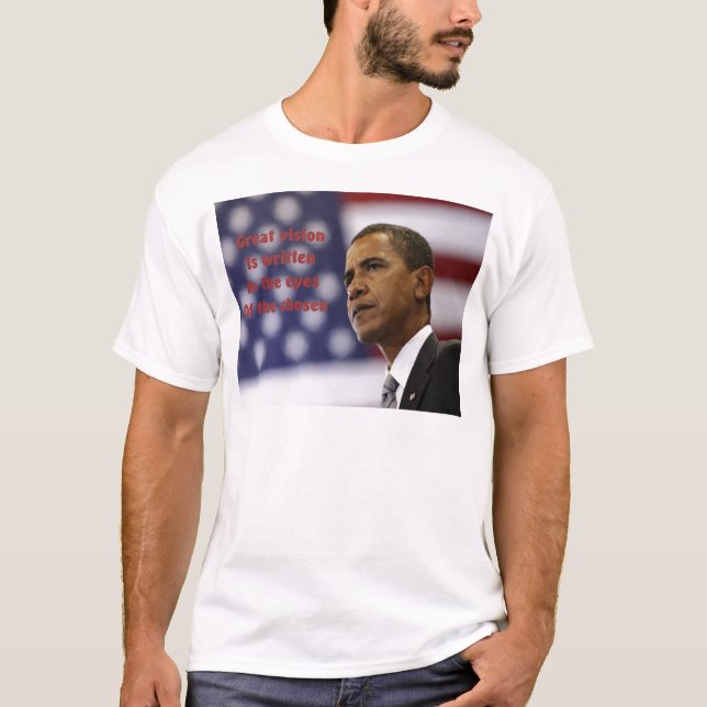 T-shirt Barack Obama Escolhido (Frente)