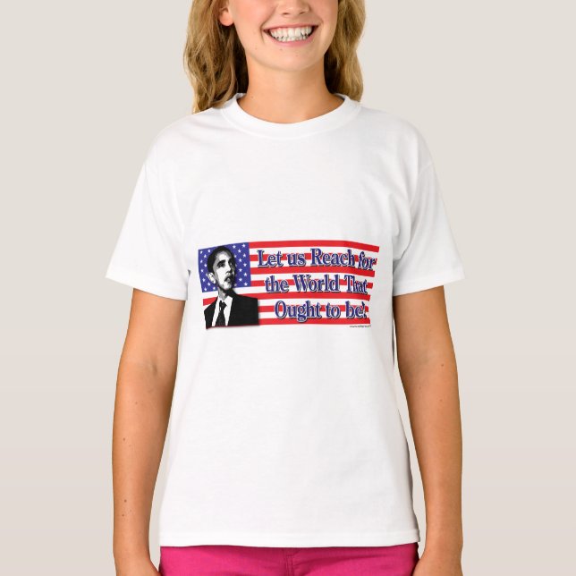 T-shirt Barack Obama/EUA (Frente)