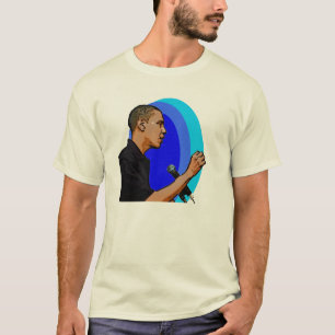 T-shirt Barack Obama para o presidente