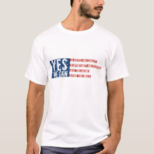 T-shirt Barack Obama: SIM NÓS PODEMOS