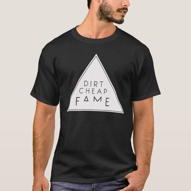 T-shirt baratos oficiais da fama (Frente)