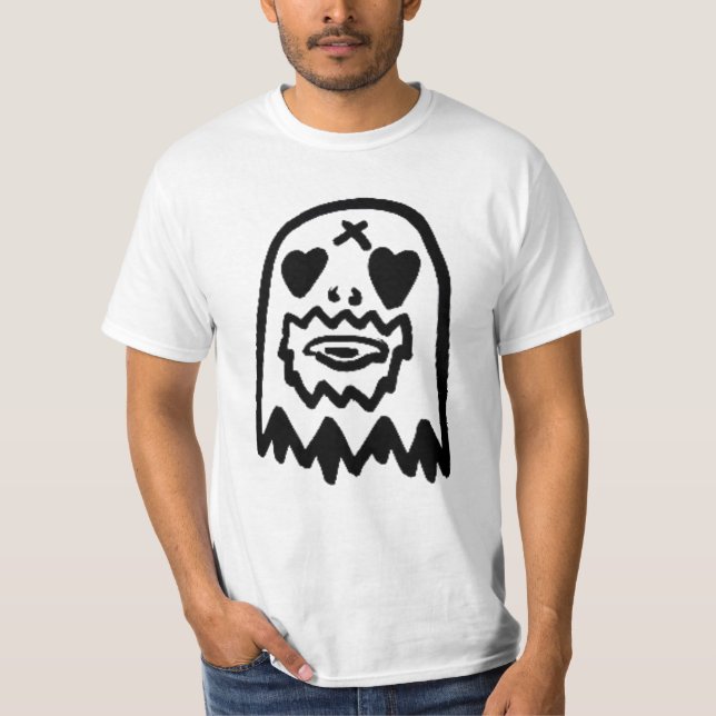 T-shirt Barba X do fantasma do amor (Frente)