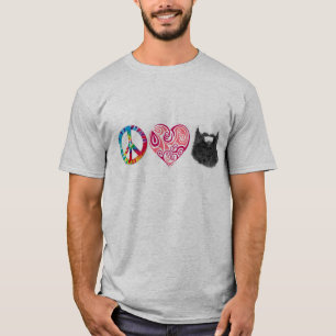 T-shirt Barbas do amor da paz