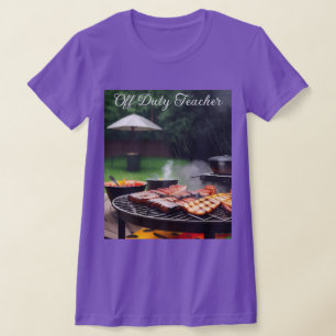 T-Shirt Barbecue Do Professor De Desativação