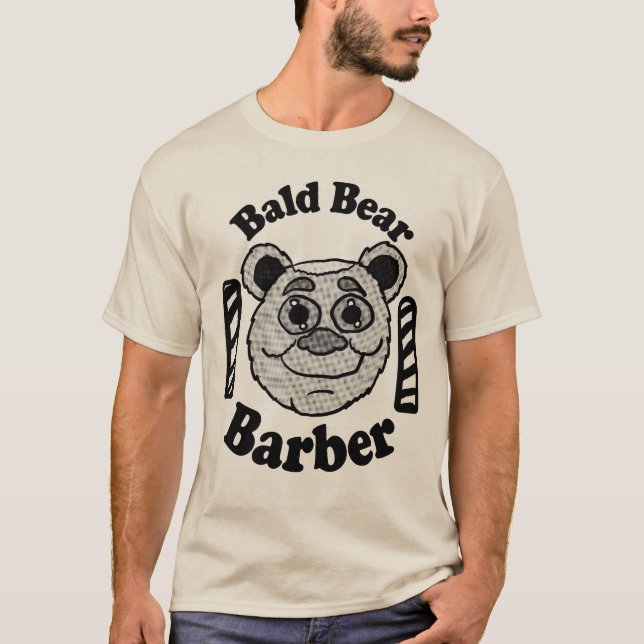 T-Shirt Barber Do Urso Cálida (Frente)