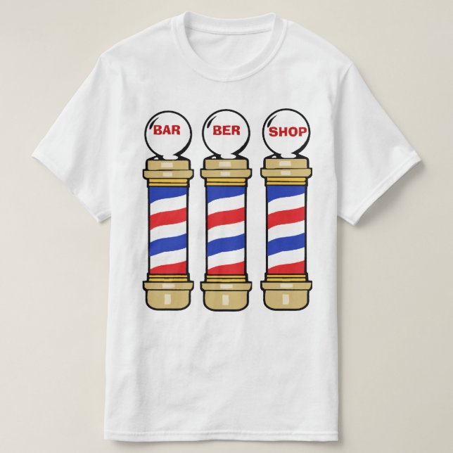 T-shirt Barbershop (Frente do Design)