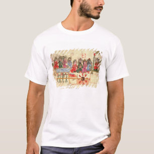 T-shirt Barco com autômatos, ilustração