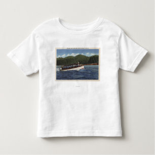 T-shirt Barco da excursão no lago