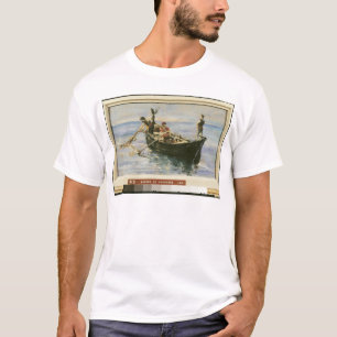 T-shirt Barco de pesca de Henri de Toulouse-Lautrec ,