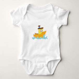 T-shirt Barco do reboque