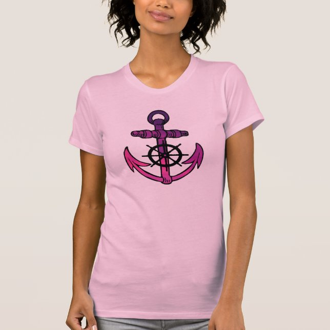 T-Shirt Barco para mulheres (Frente)