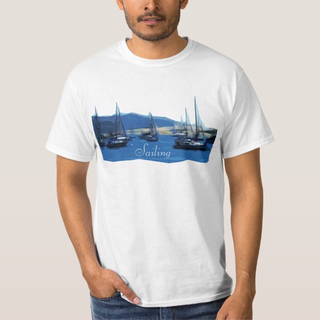 T-shirt Barcos à Vela (Frente)