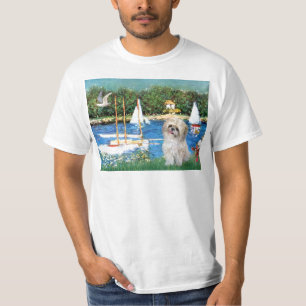 T-shirt Barcos à vela - Shih Tzu (P)