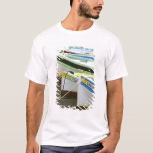 T-shirt Barcos de pesca provençais típicos pintados de