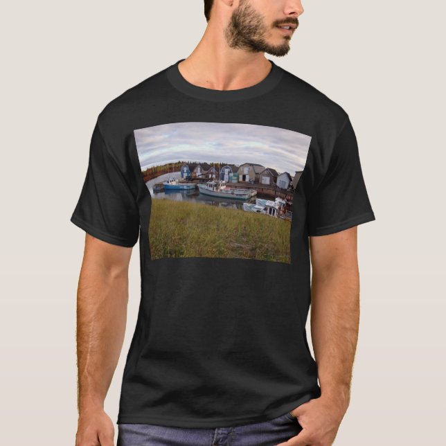 T-shirt Barcos em Prince Edward Island (Frente)