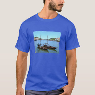 T-shirt Barcos fluviais no Porto