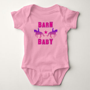 T-shirt Barn Baby Girl Dressage