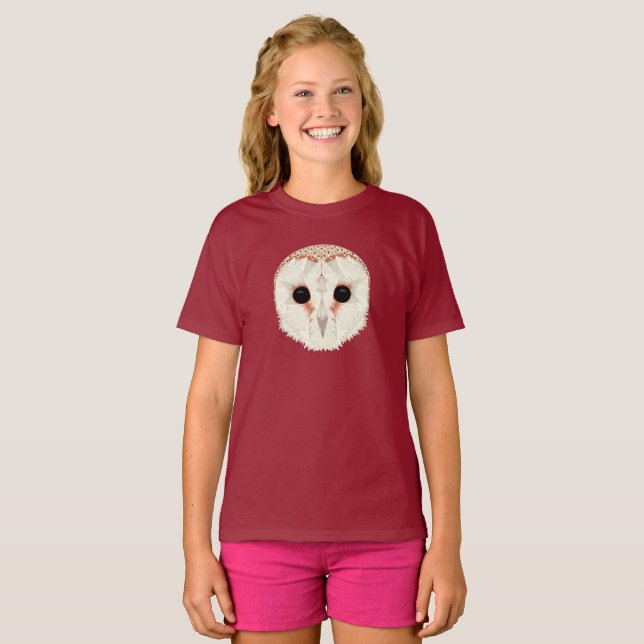 T-Shirt Barn Owl Kids (Frente Completa)