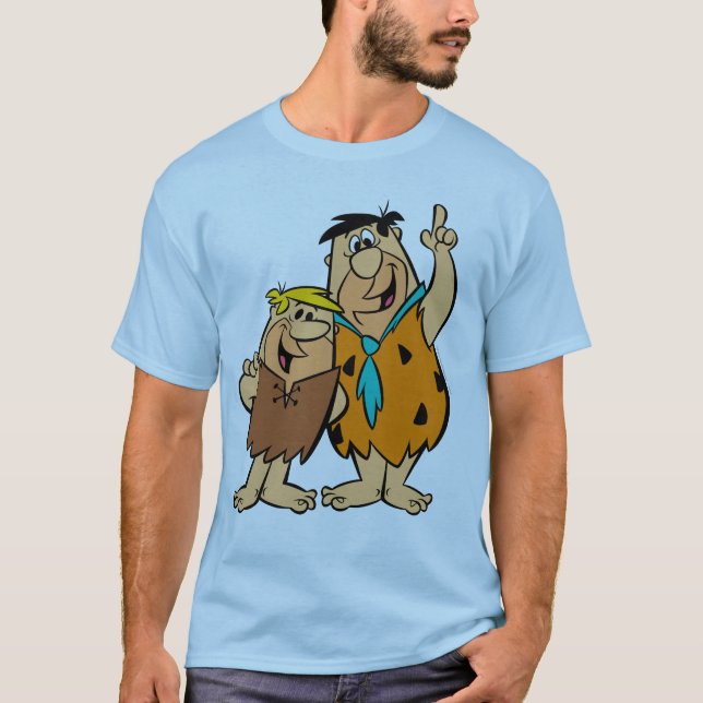 T-shirt Barney Rubble e Fred Flintstone (Frente)