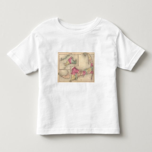 T-shirt Barnstable, duques, condados de Nantucket (Frente)