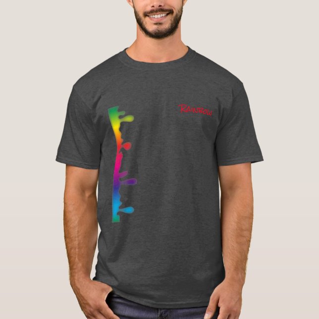 T-shirt barre Rainbow (Frente)